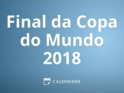Final da Copa do Mundo 2018